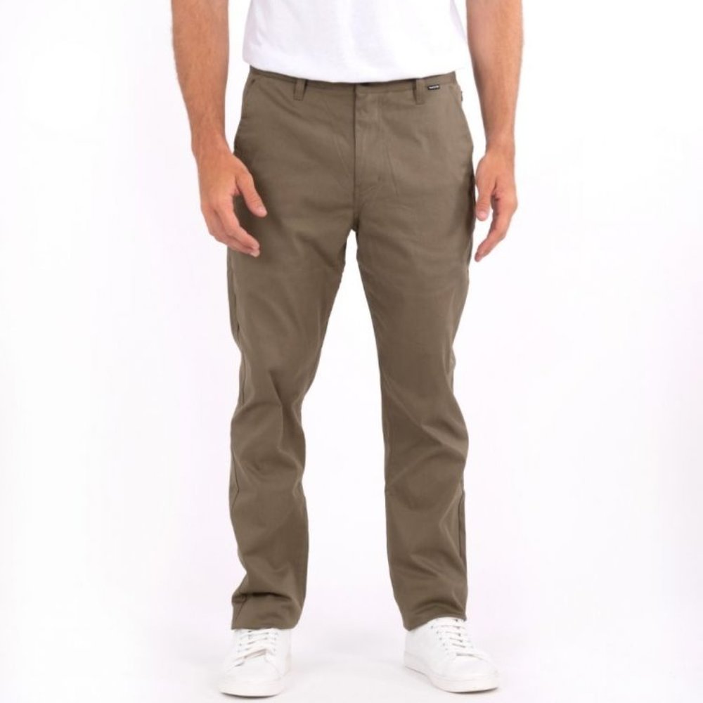 Hurley Dri Worker Pant; Green Mens 31 Slim Fit